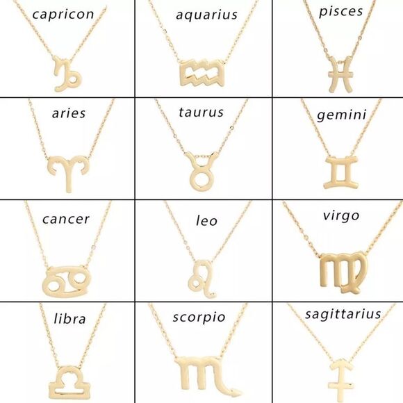 🆕Pisces Zodiac Astrology Pendant Necklace - Picture 3 of 5